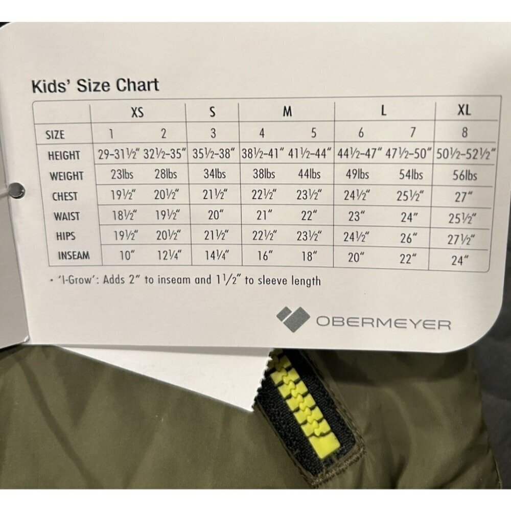 NEW Obermeyer Kids Landon All-Season Jacket Kids Size XS (Age 1/2) Hooded Warm - Picture 10 of 14